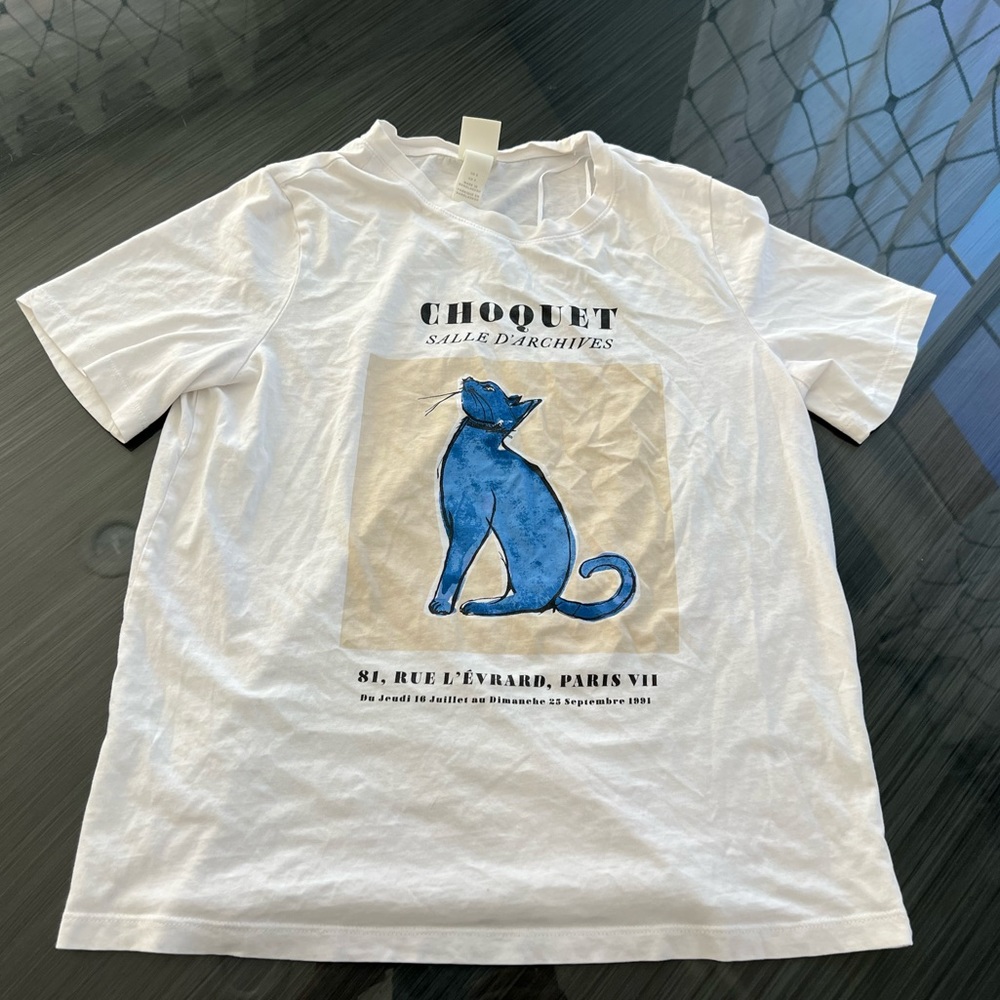 White Cat Tshirt